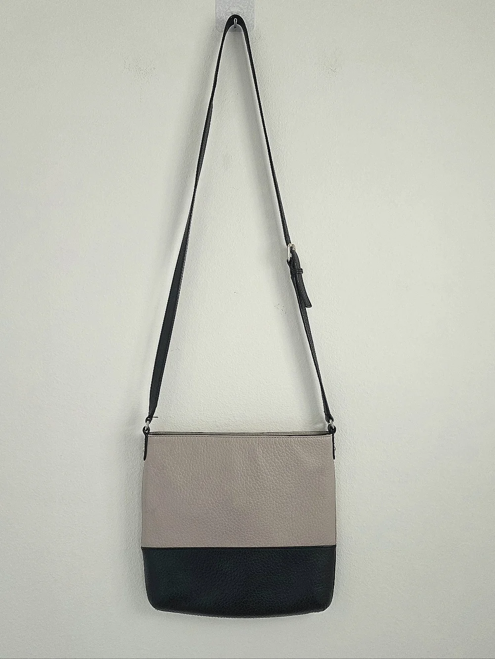 kate spade Pink and Black Leather Crossbody